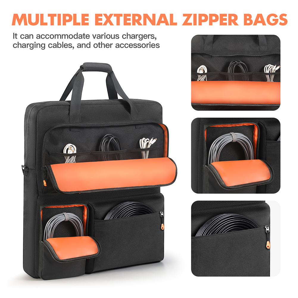 Solar Panel 200W - Padded Travel Solar Panel Organizer Large