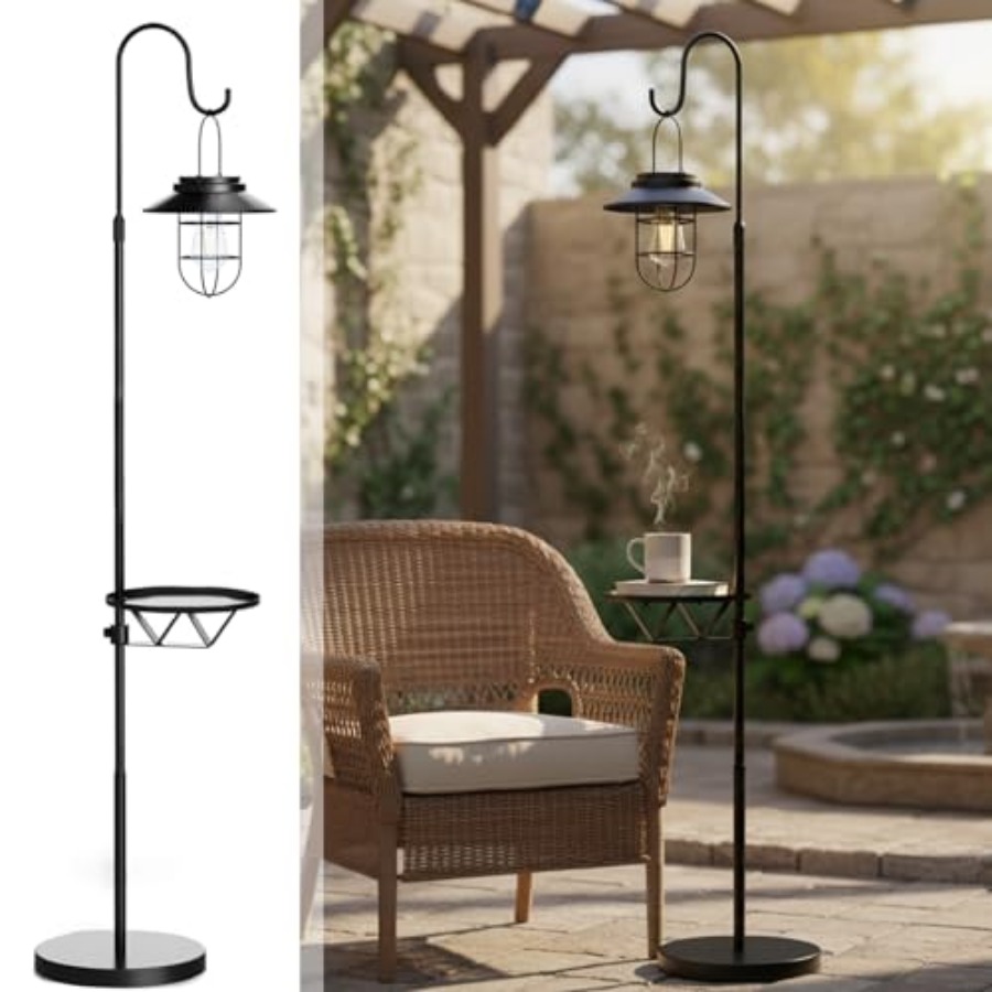 Solar Lamp - Solar Floor Lamp with Table, 60