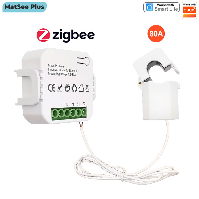 Energy Monitor Meter - Smart Life ZigBee Clamp Power Digital