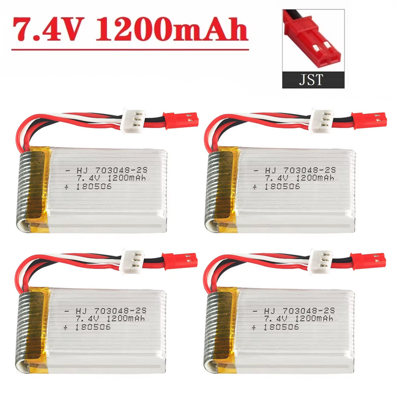Lithium Battery 12V - Pin Lipo 2S 7.4 V 1200MAh