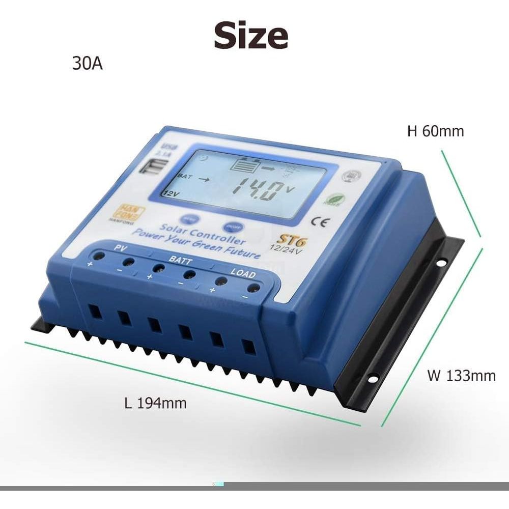 60A Solar Charge Controller 12 - đánh giá và giá Charge Controller Solar