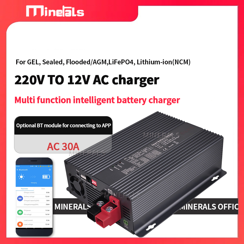 Smart Battery Charger AC to DC - đánh giá và giá Lithium Battery 12V