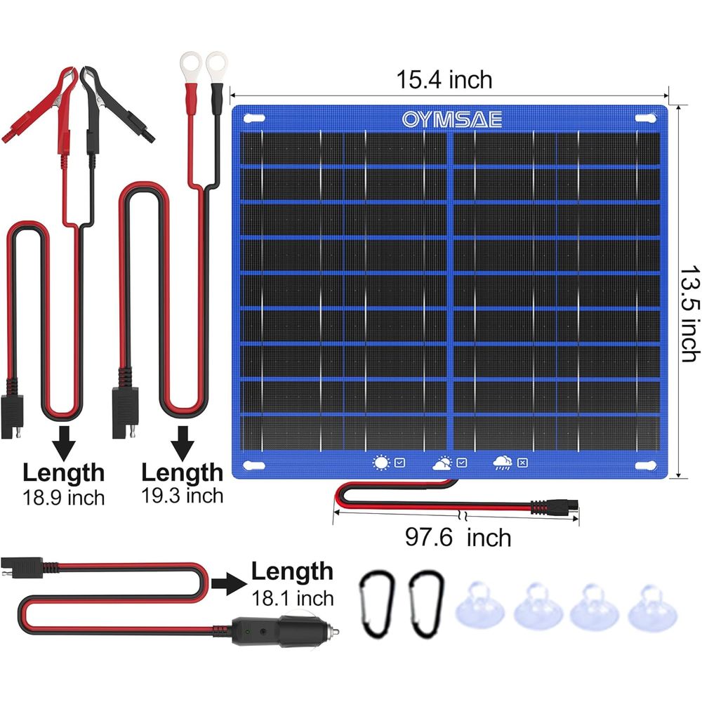 30W Solar Car Battery Charger  - đánh giá và giá Solar Panel