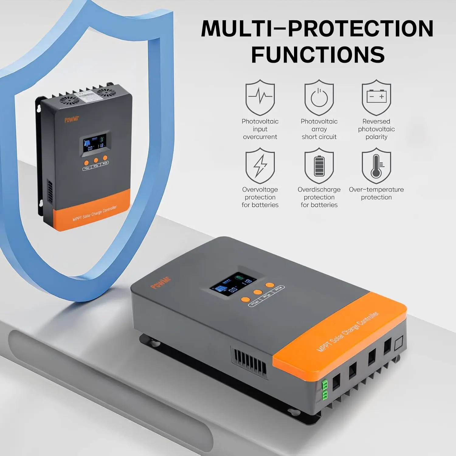 PowMr Hot Sale 12V 24V 48V Bat - đánh giá và giá Charge Controller Solar