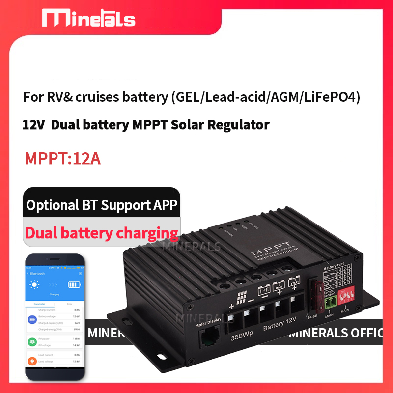 MPPT5012 12V/24V 12A Smart Sol - đánh giá và giá Charge Controller Solar