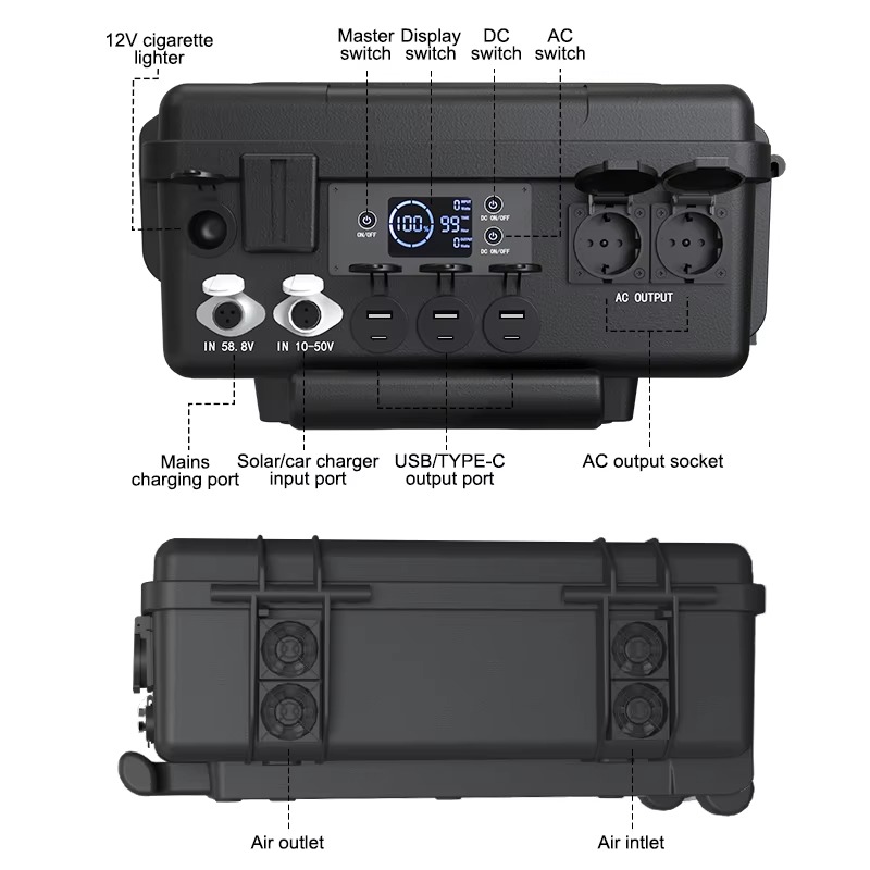 110V 220V Portable Charging St - đánh giá và giá Solar Generator