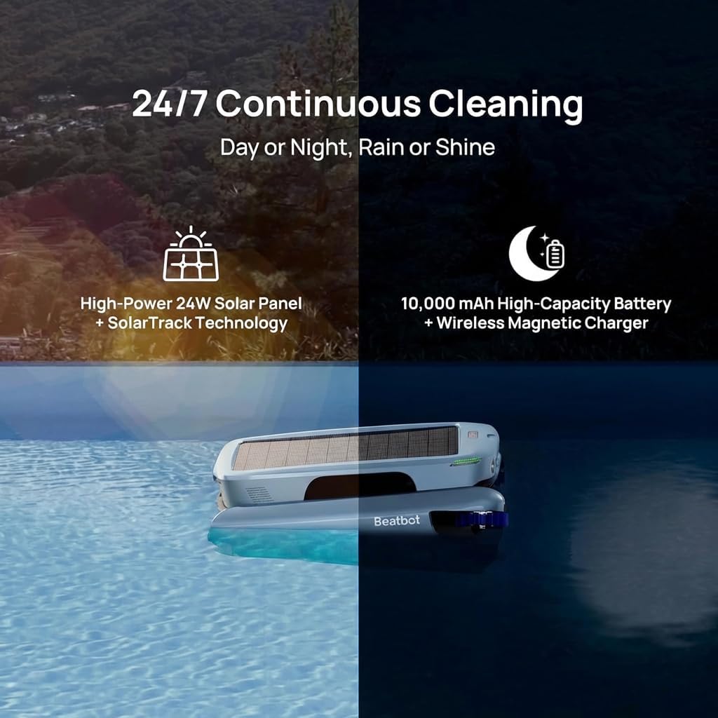 Beatbot Solar Pool Surface Ski - đánh giá và giá Charge Controller Solar