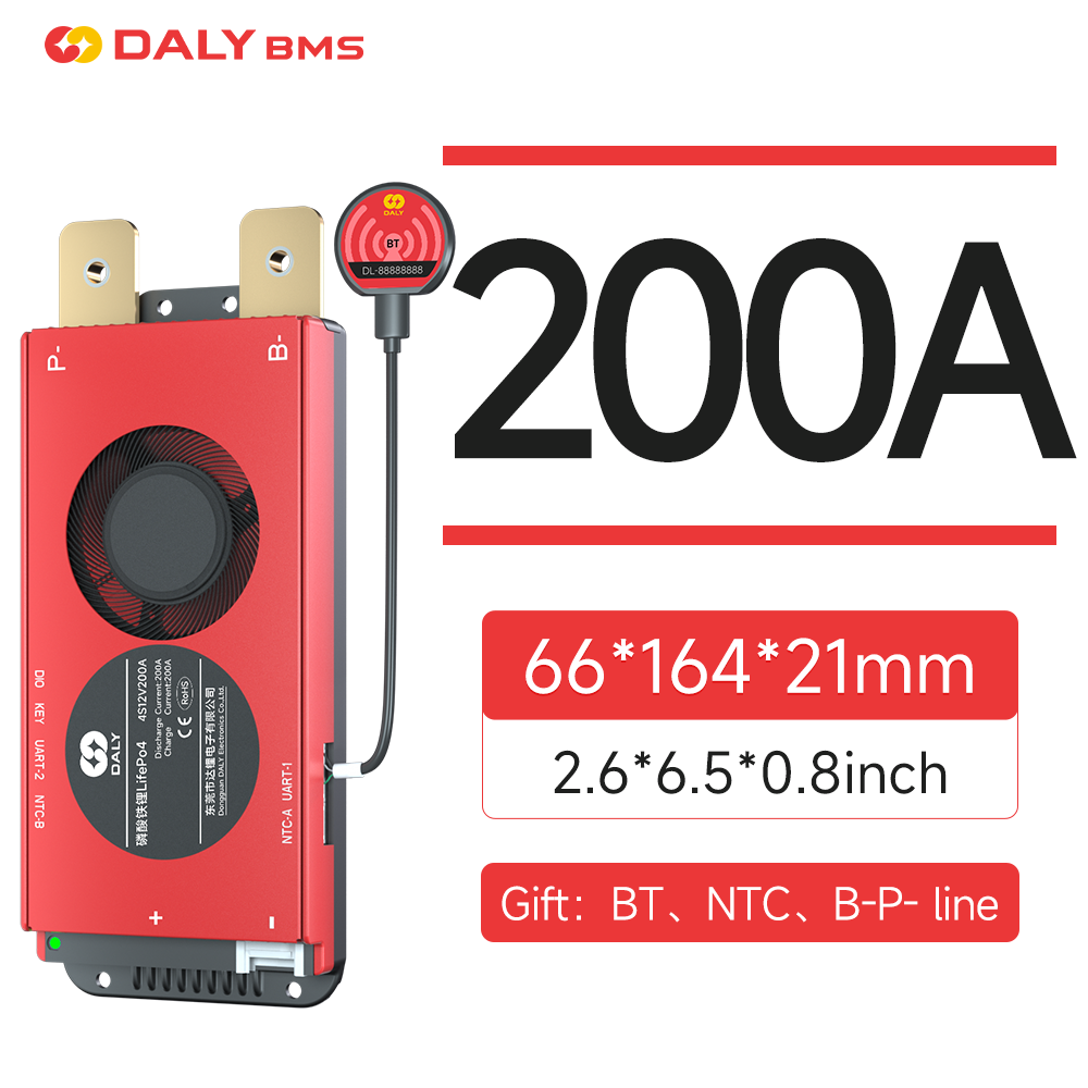 Daly BMS 200A LiFePo4 4S 12V 1 - đánh giá và giá Lithium Battery 12V