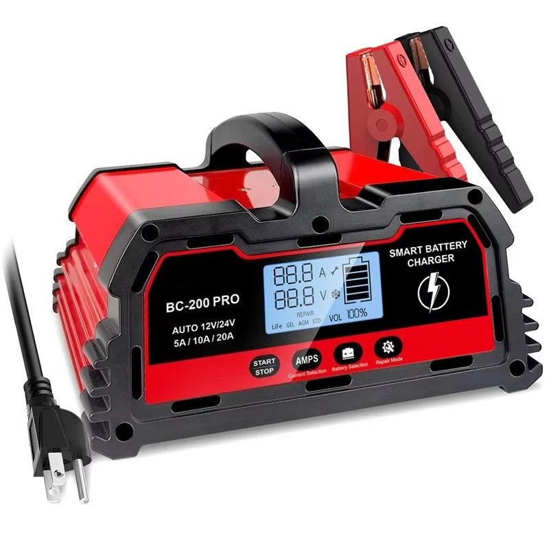 20A Smart Fast Battery Charger - đánh giá và giá Lithium Battery 12V