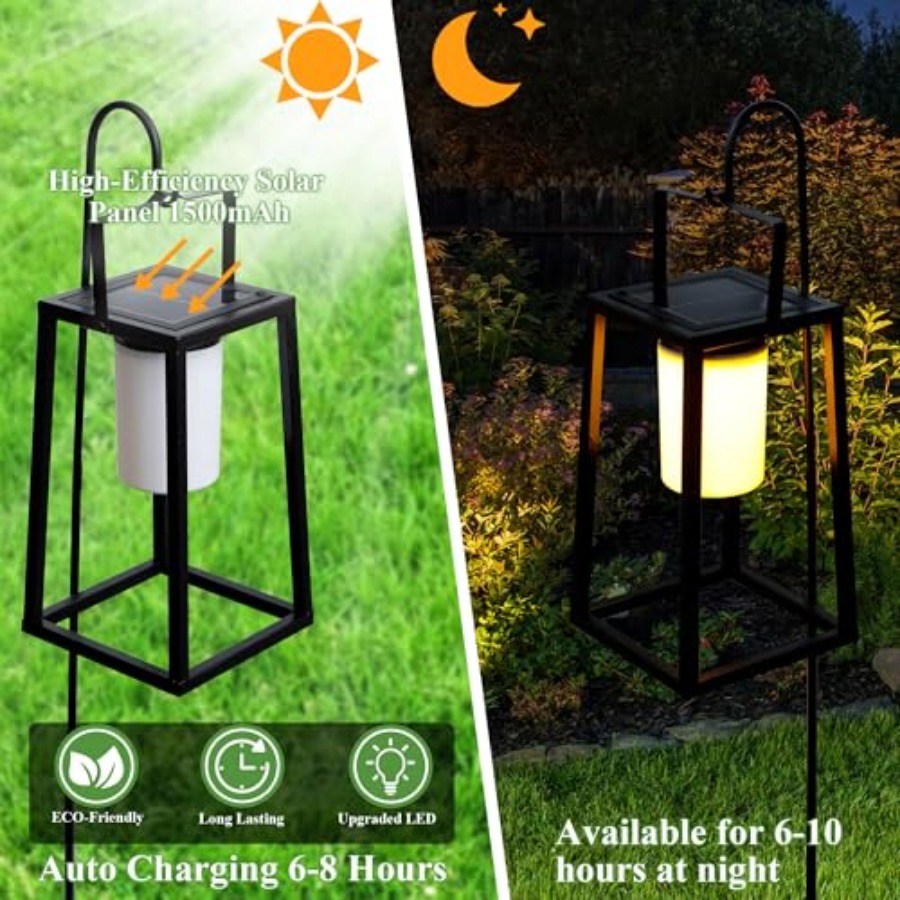 5'' High Outdoor Solar Lantern - đánh giá và giá Solar Lamp