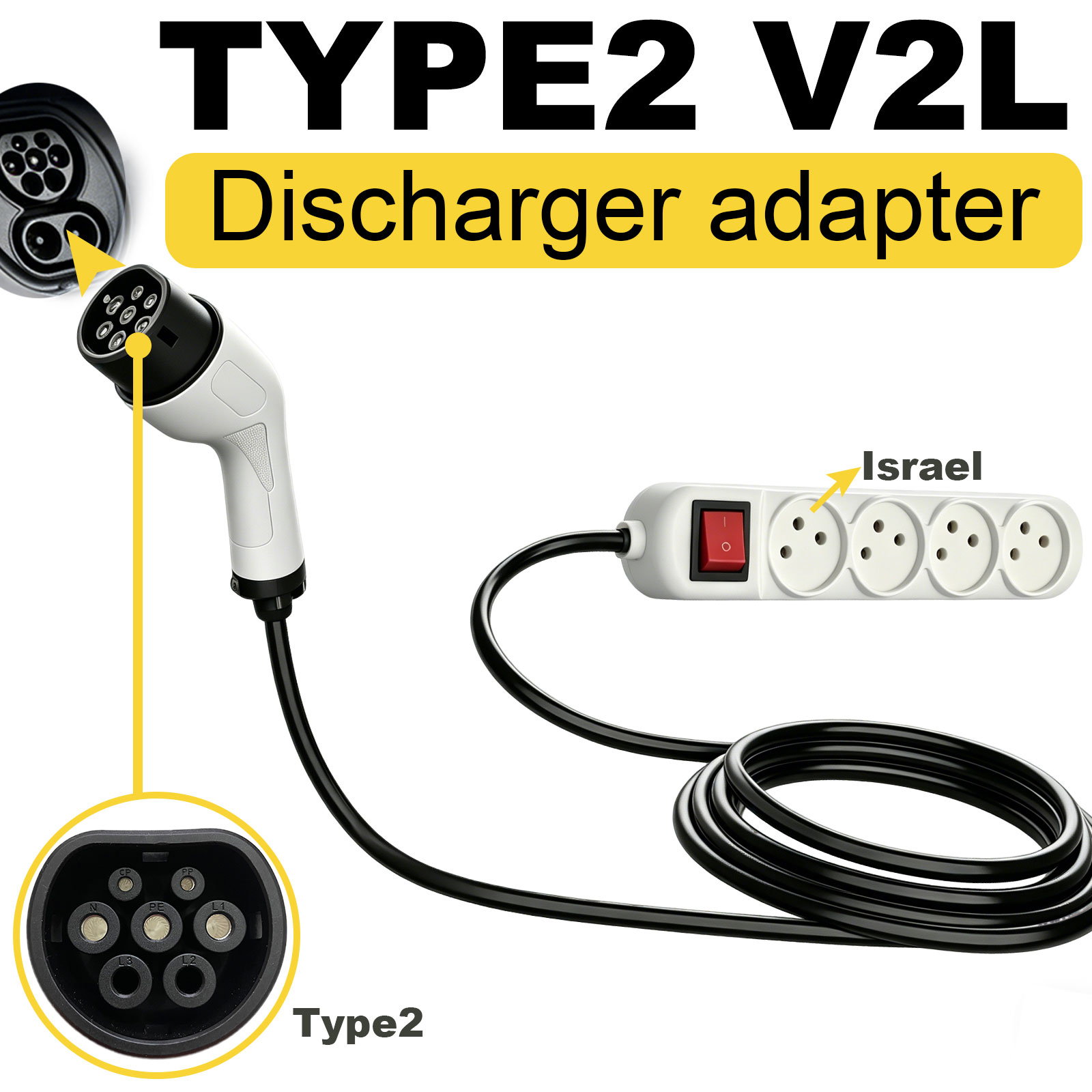 Type2 V2L Discharge Adapter Is - đánh giá và giá Outdoor Power Station