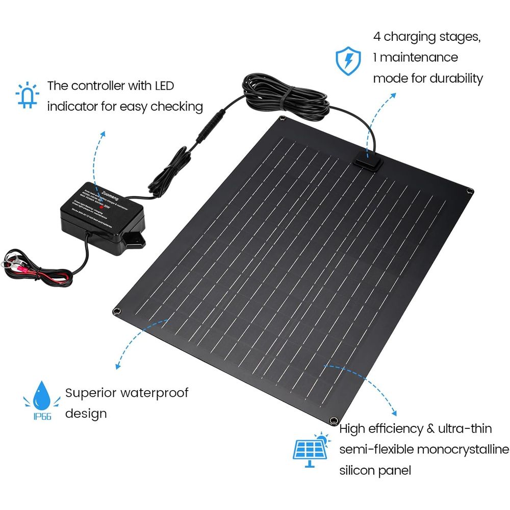Solar Battery Charger Maintain - đánh giá và giá Solar Panel