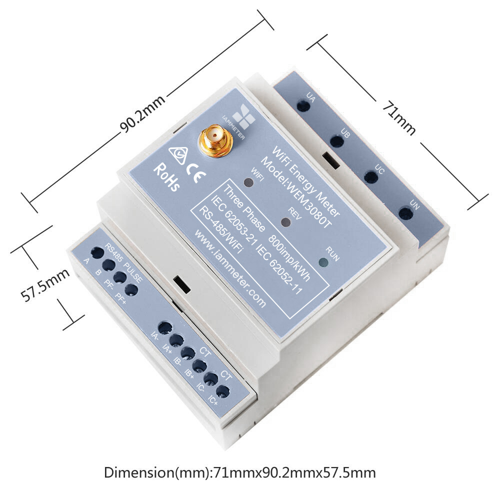 Bidirectional 3-Phase Energy M - đánh giá và giá Energy Monitor Meter