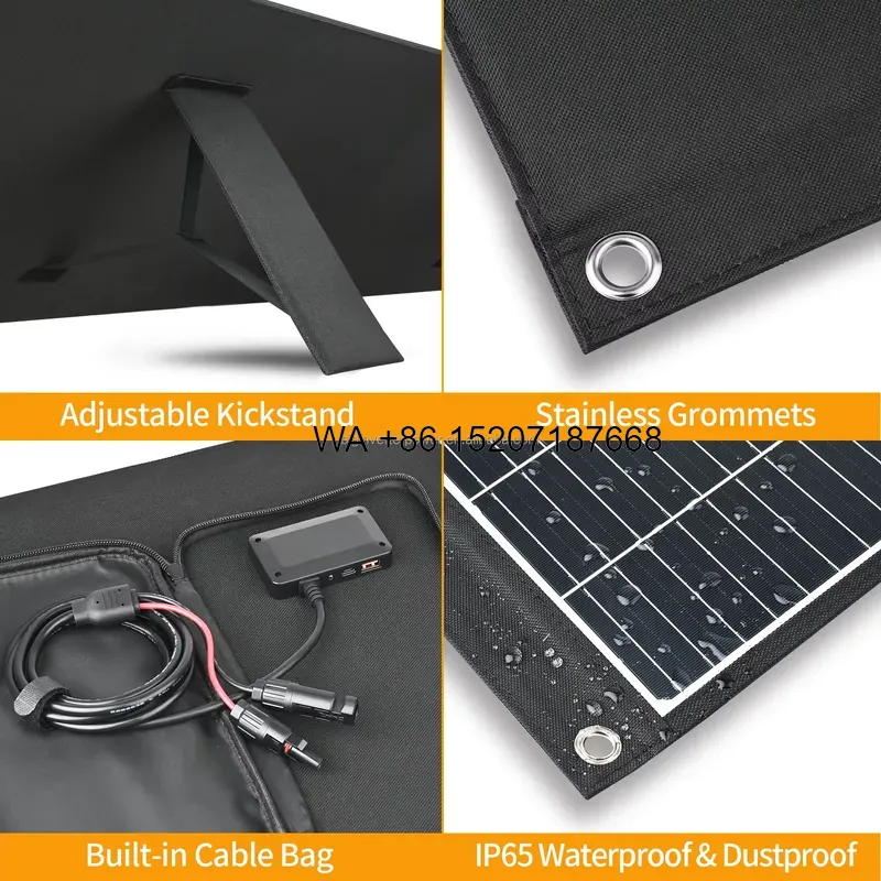 Wmwmnu 200W Foldable Solar Pan - đánh giá và giá Solar Panel 200W