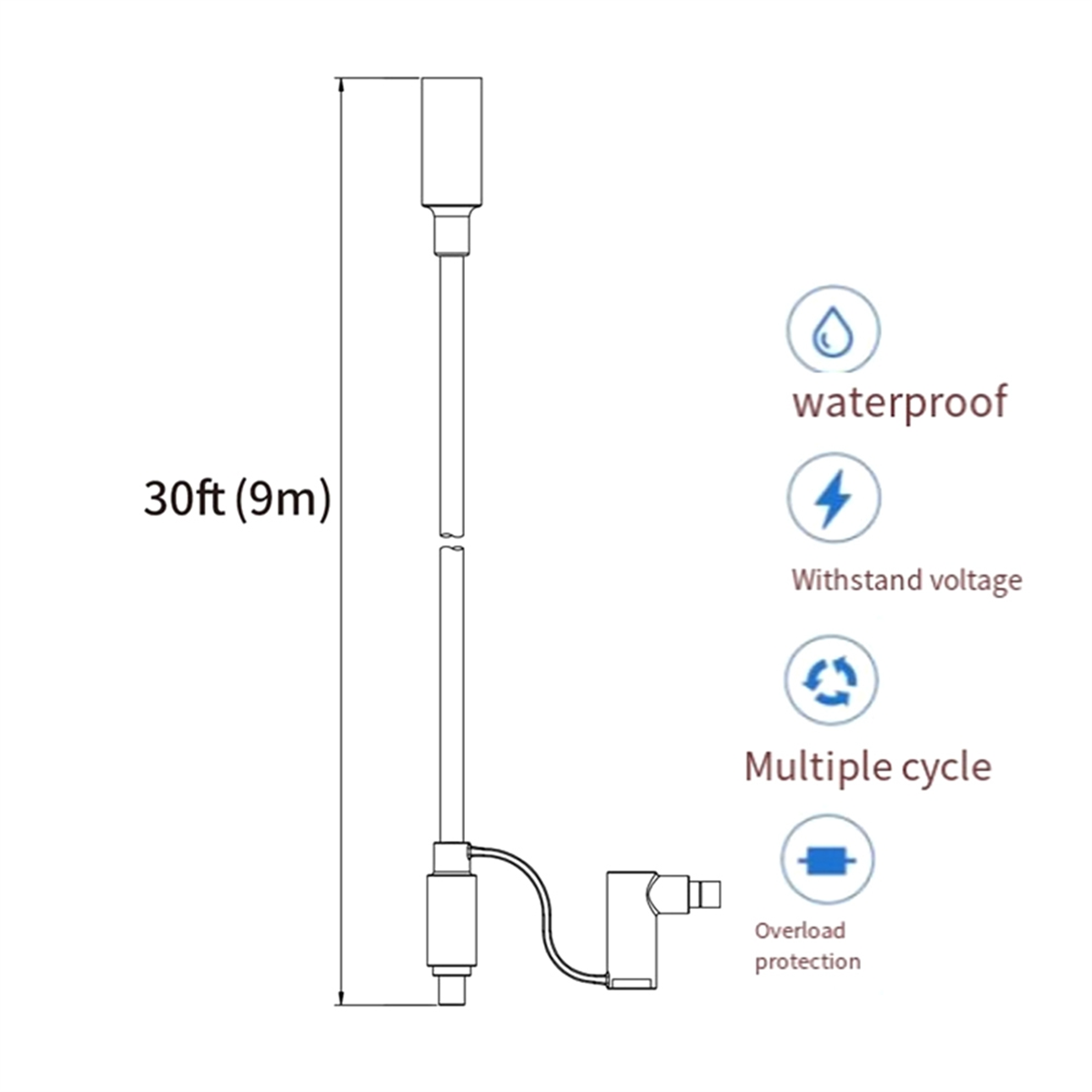 ABNJ 12AWG Extension Cable for - đánh giá và giá Solar Generator