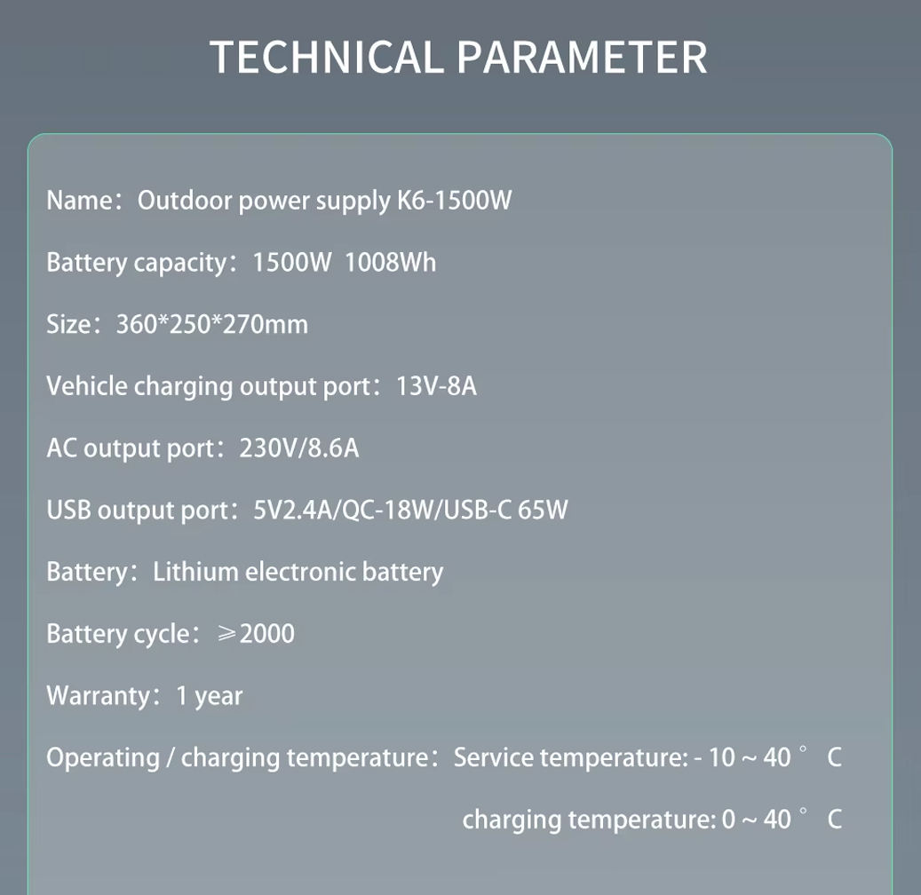 1500W 1008Wh Lithium Ion Car P - đánh giá và giá Portable Power Station