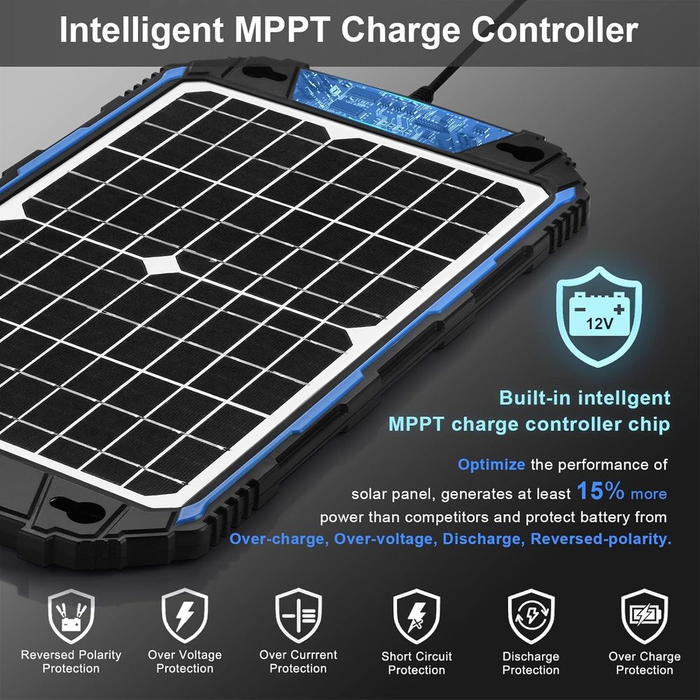 Waterproof 12W 12V Solar Batte - đánh giá và giá Charge Controller Solar