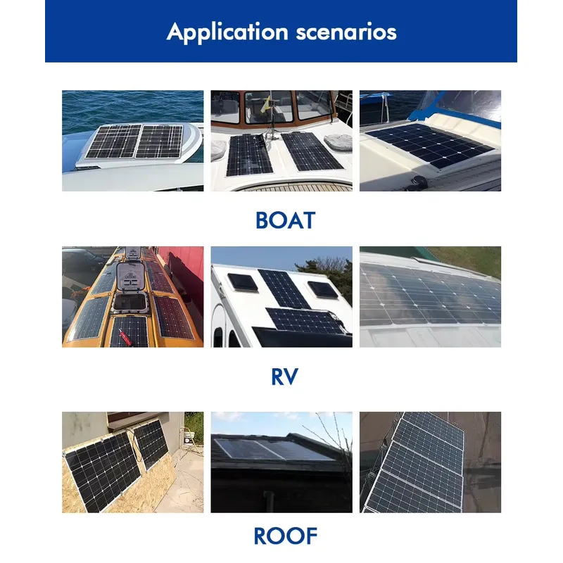 50W 100W 150W 200W Flexible So - đánh giá và giá Solar Panel 200W