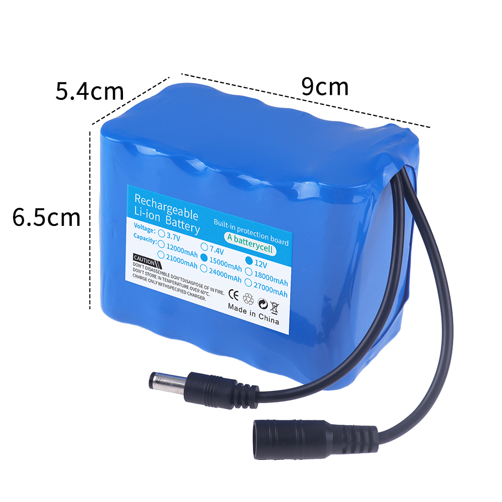 Fishing Battery 12v 3S5P 15Ah  - đánh giá và giá Lithium Battery 12V
