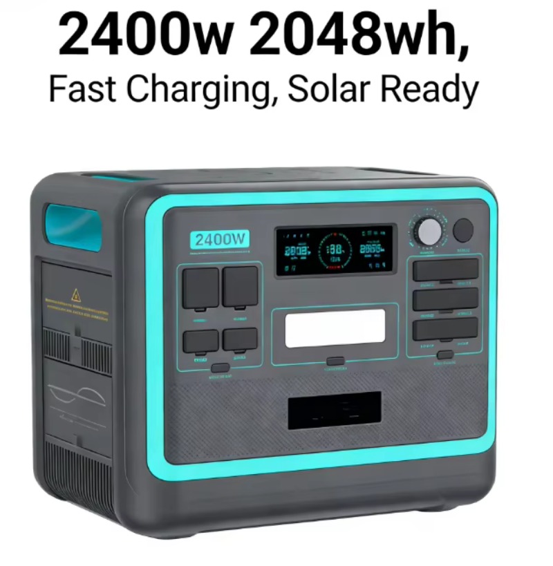 2400W 2048Wh Portable Station  - đánh giá và giá Solar Panel