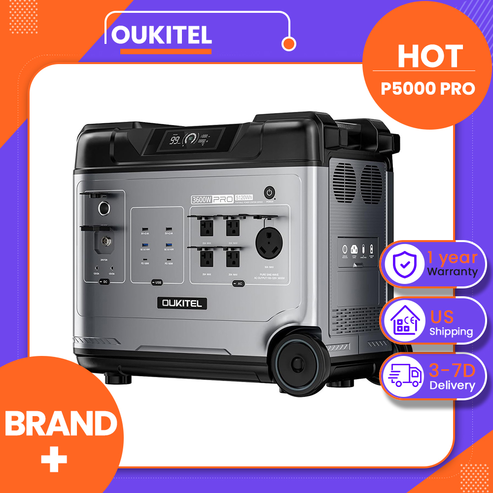 OUKITEL P5000 Pro Portable Pow - đánh giá và giá Charge Controller Solar