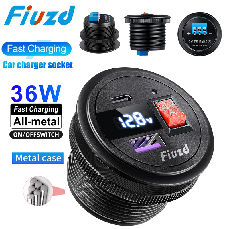12v automotive usb 24v car usb - đánh giá và giá Energy Monitor Meter
