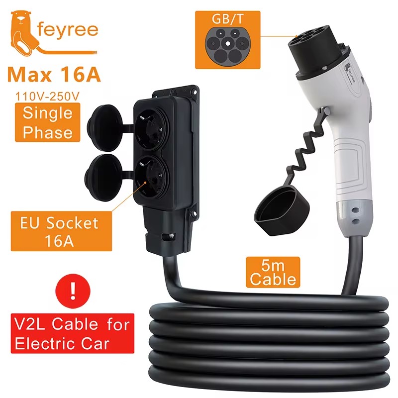 Feyree V2L Cable Discharge Plu - đánh giá và giá Outdoor Power Station